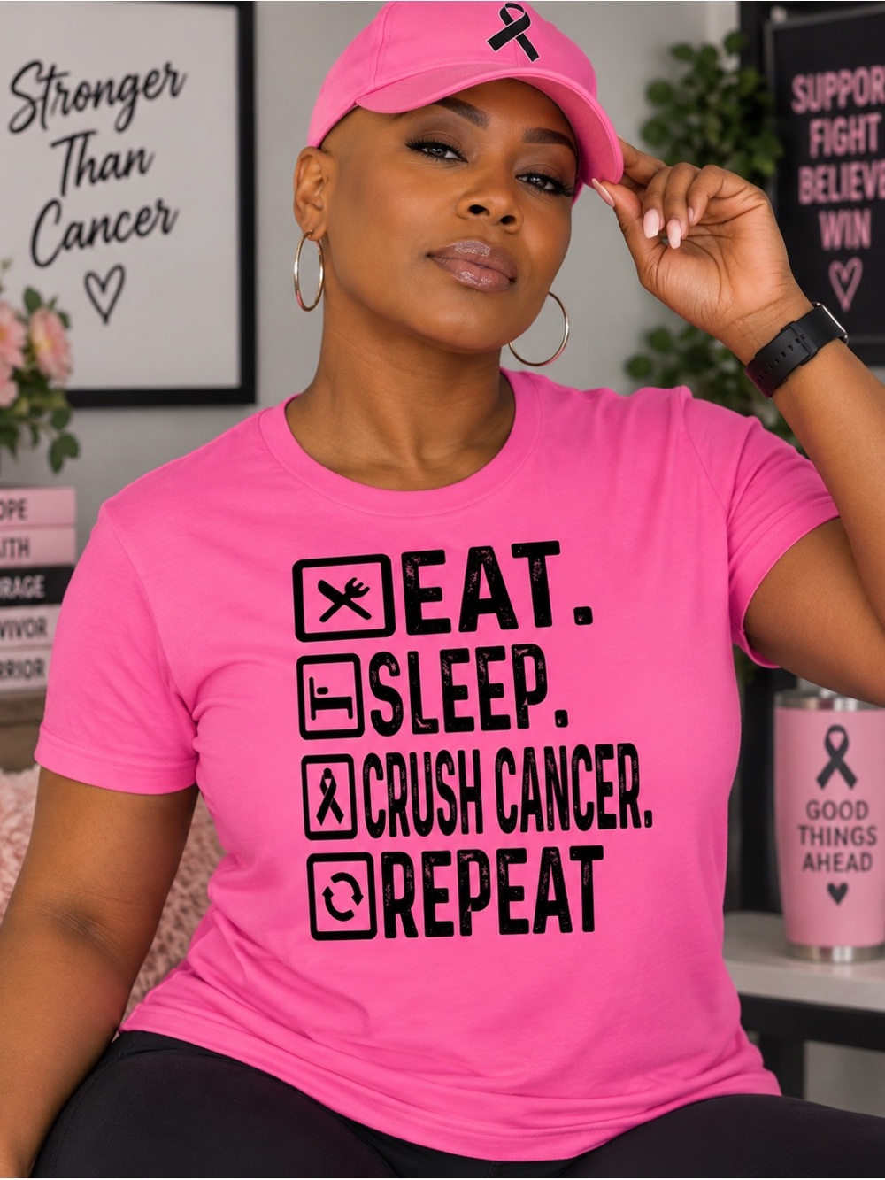 Cancer Awareness T-Shirt, Crush Cancer